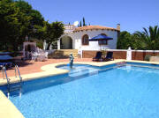 Ferienhaus in Javea mit Meerblick